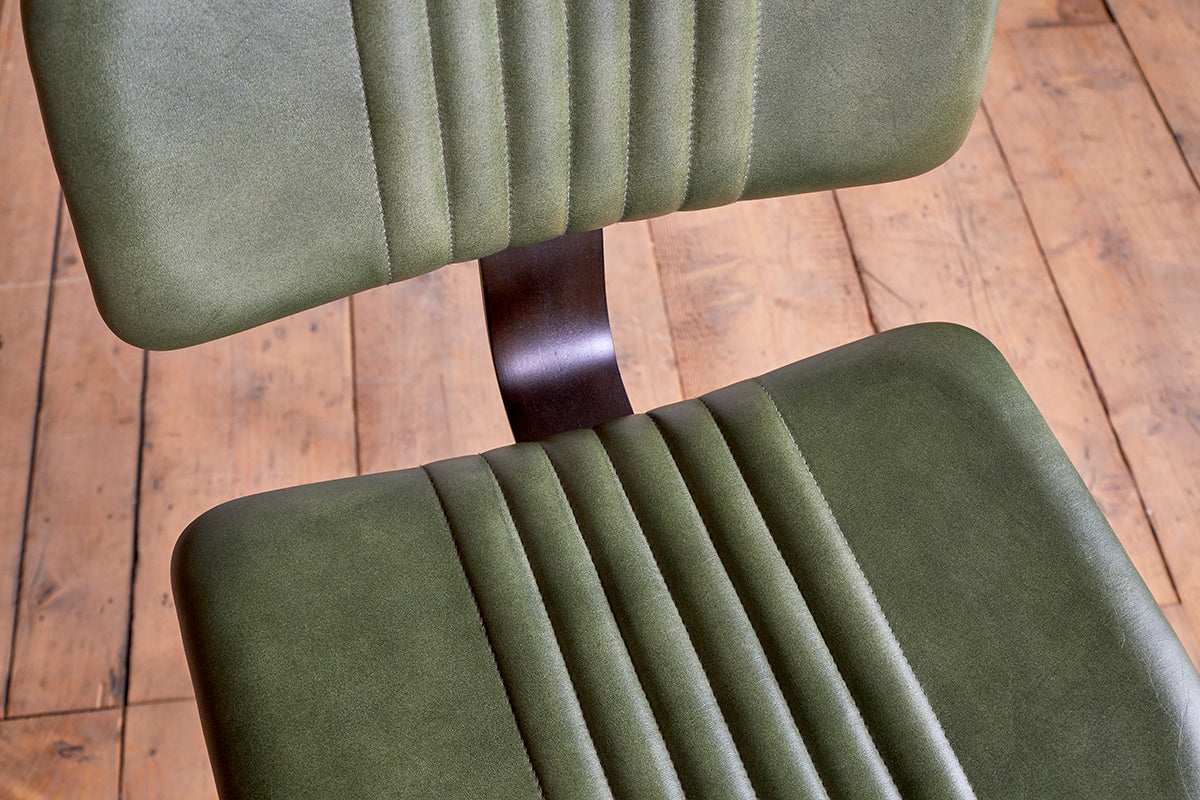 Narwana Bar Chair - Rich Green-Trade nkuku