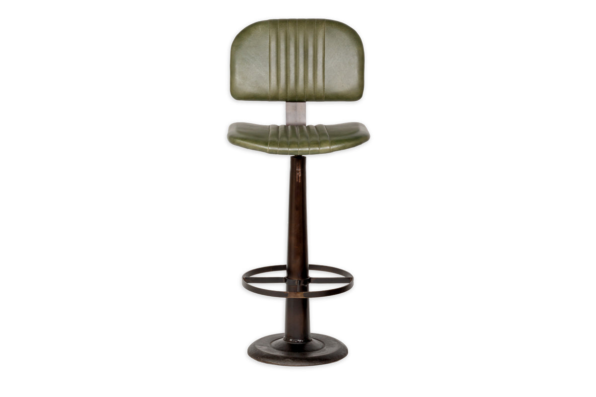 Narwana Bar Chair - Rich Green-Trade nkuku