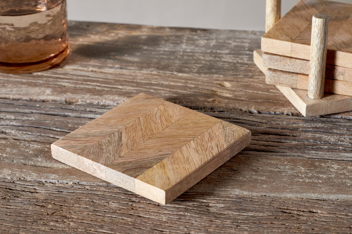 Nalbari Coasters - Natural (Set of 4)