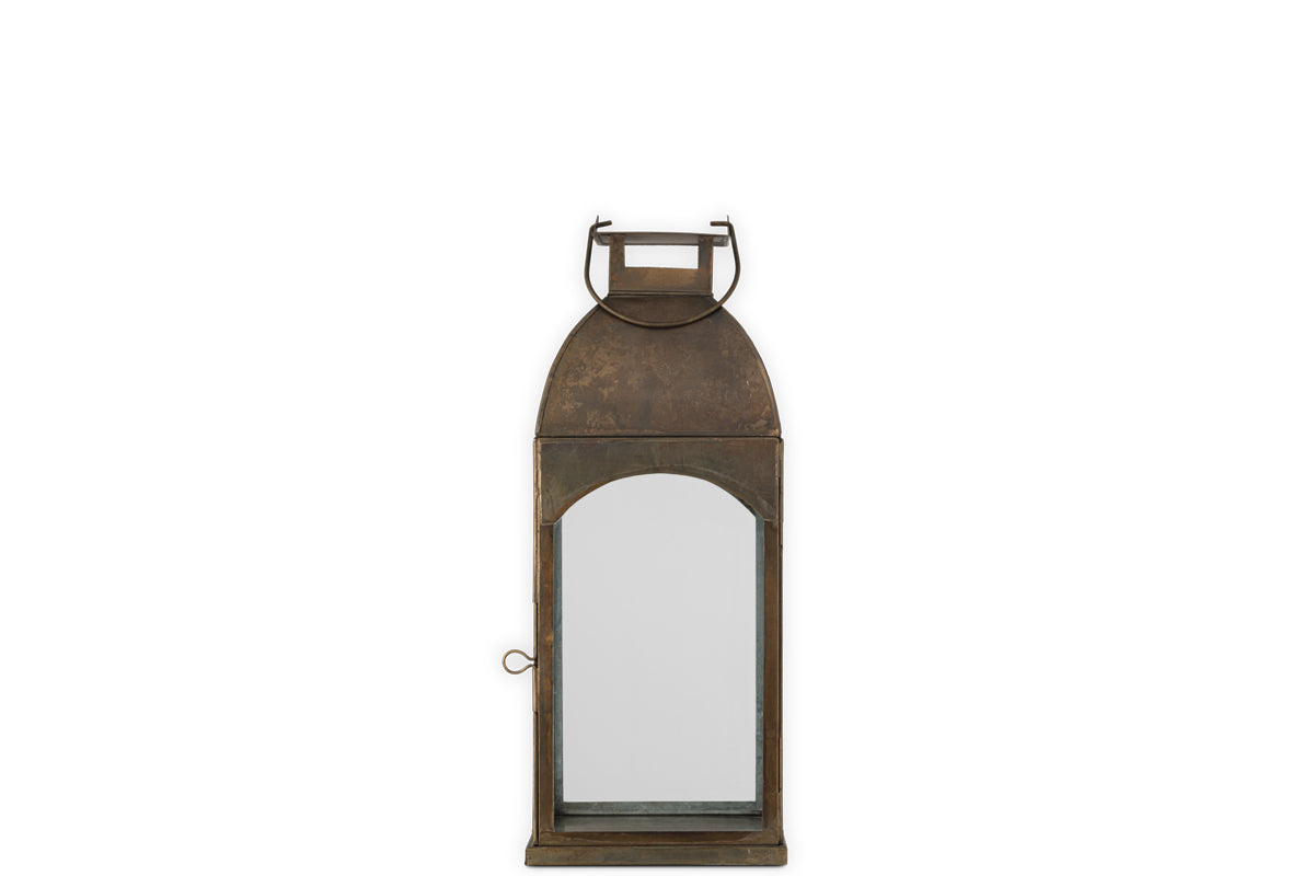 Nivas Lantern - Antique Brass-Trade nkuku