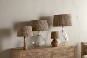 Nadee Banana Leaf Lampshade - Natural