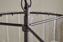Nauka Statement Pendant - Aged Bronze & Clear