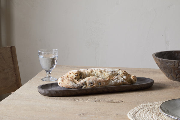 Nyati Serving Platter - Dark Brown