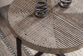 Chakala Reclaimed Wood Coffee Table - Reclaimed Wood & Iron