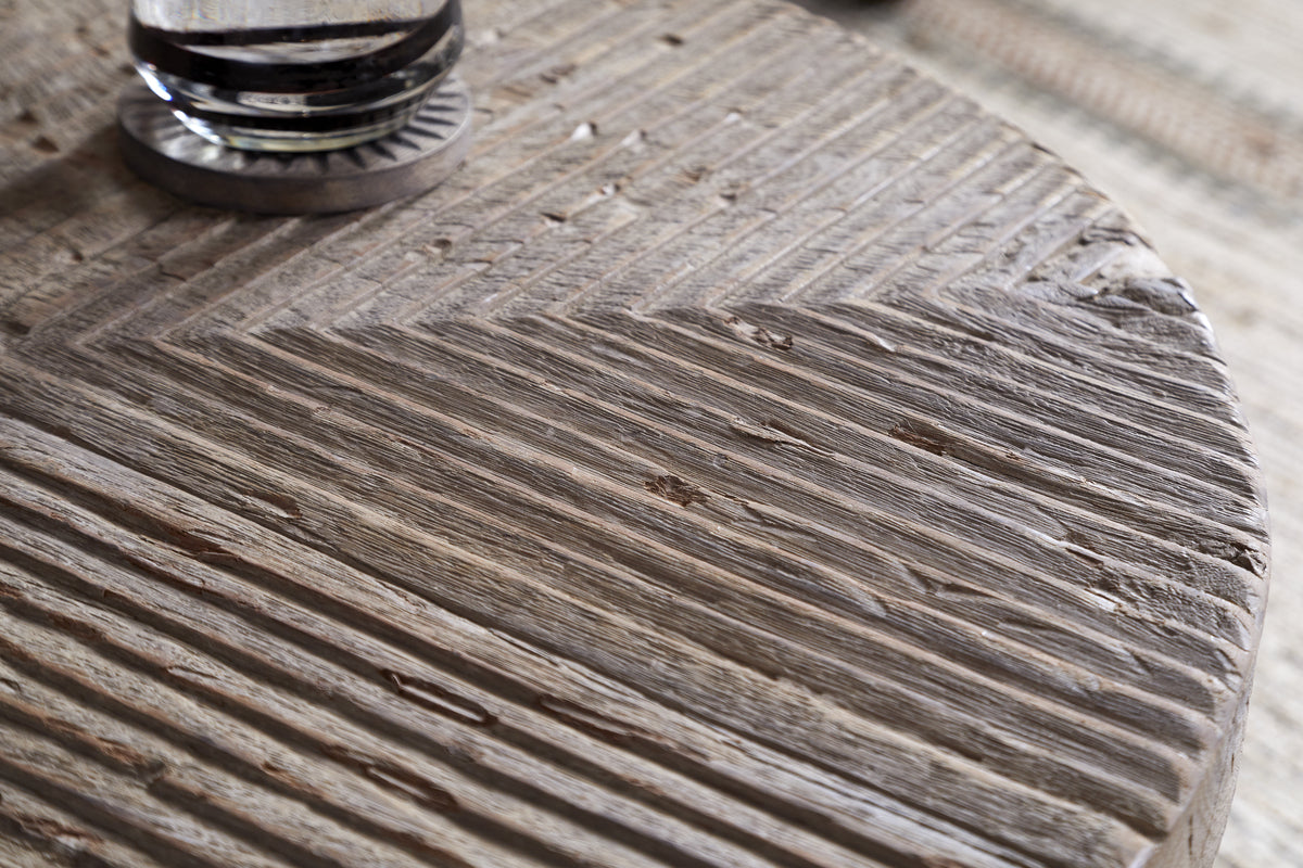 Chakala Reclaimed Wood Coffee Table - Reclaimed Wood & Iron