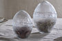 Essan Recycled Glass Opening Egg - Clear