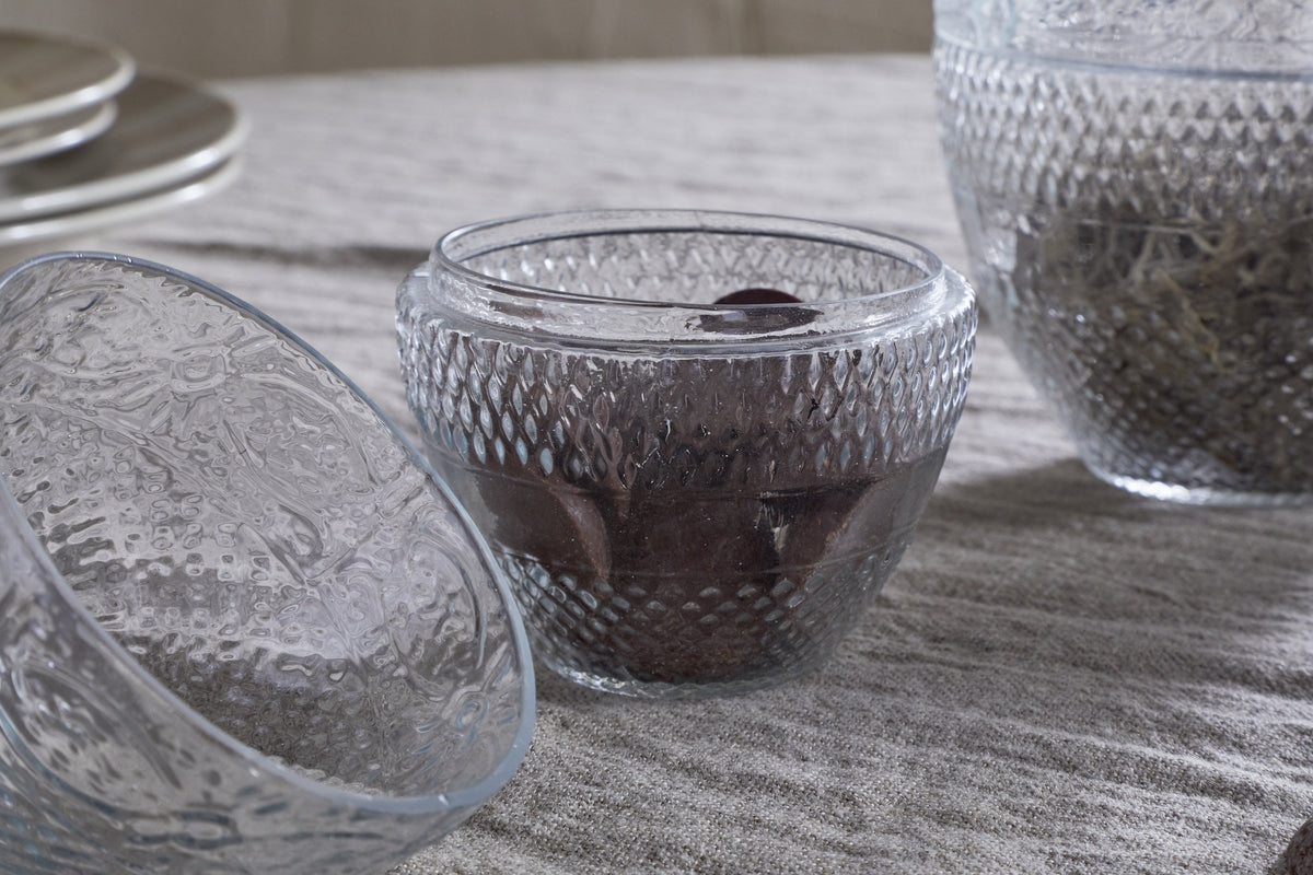 Essan Recycled Glass Opening Egg - Clear