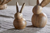 Khara Mango Wood Rabbit Standing Decoration - Natural