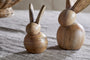 Khara Mango Wood Rabbit Standing Decoration - Natural
