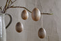 Dima Mango Wood Hanging Egg Decoration - Natural
