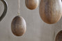 Dima Mango Wood Hanging Egg Decoration - Natural
