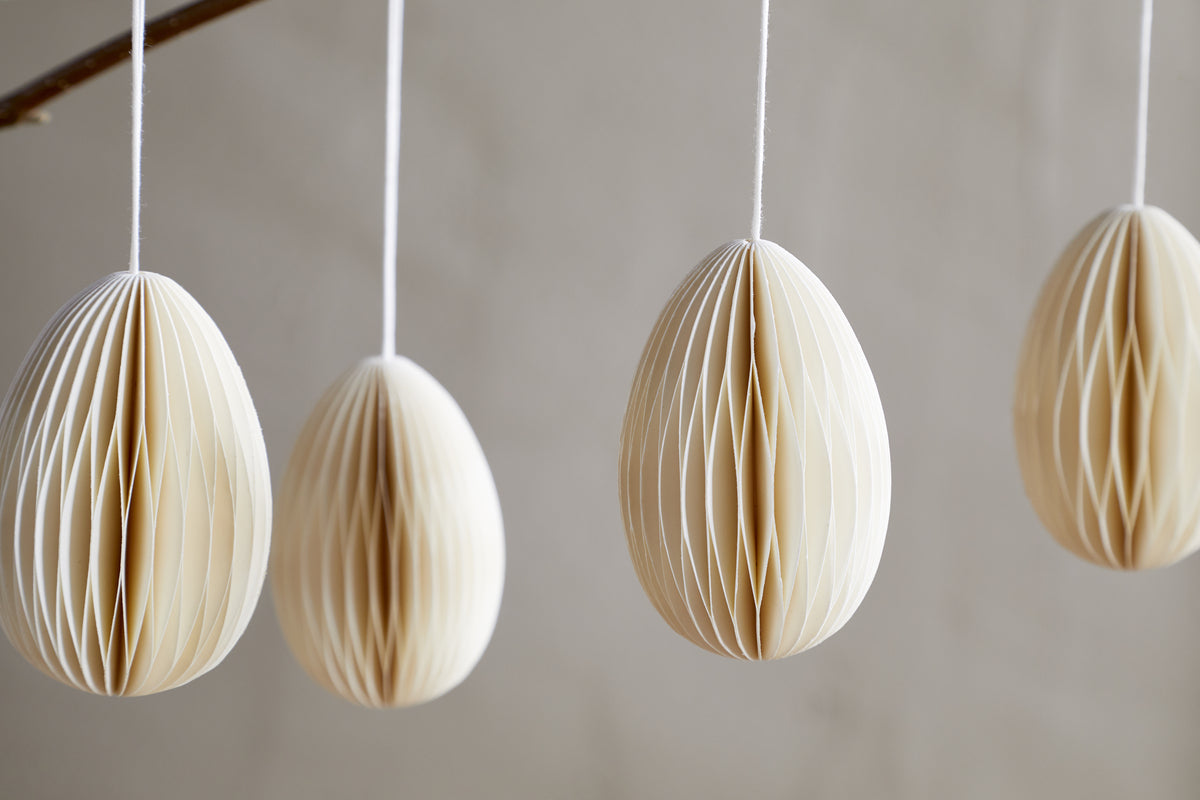 Piani Hanging Paper Decoration - Cream