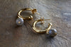 Marai Labradorite Earrings - Labradorite & Gold