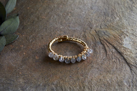 Vani Labradorite Ring - Labradorite & Gold