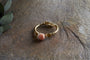 Cerita Rhodochrosite Ring - Rhodochrosite & Gold