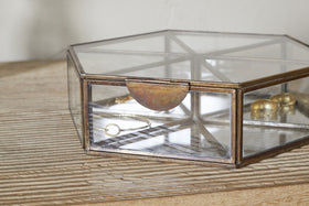 Sitara Jewellery Box - Antique Brass