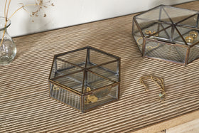 Sitara Jewellery Box - Antique Brass