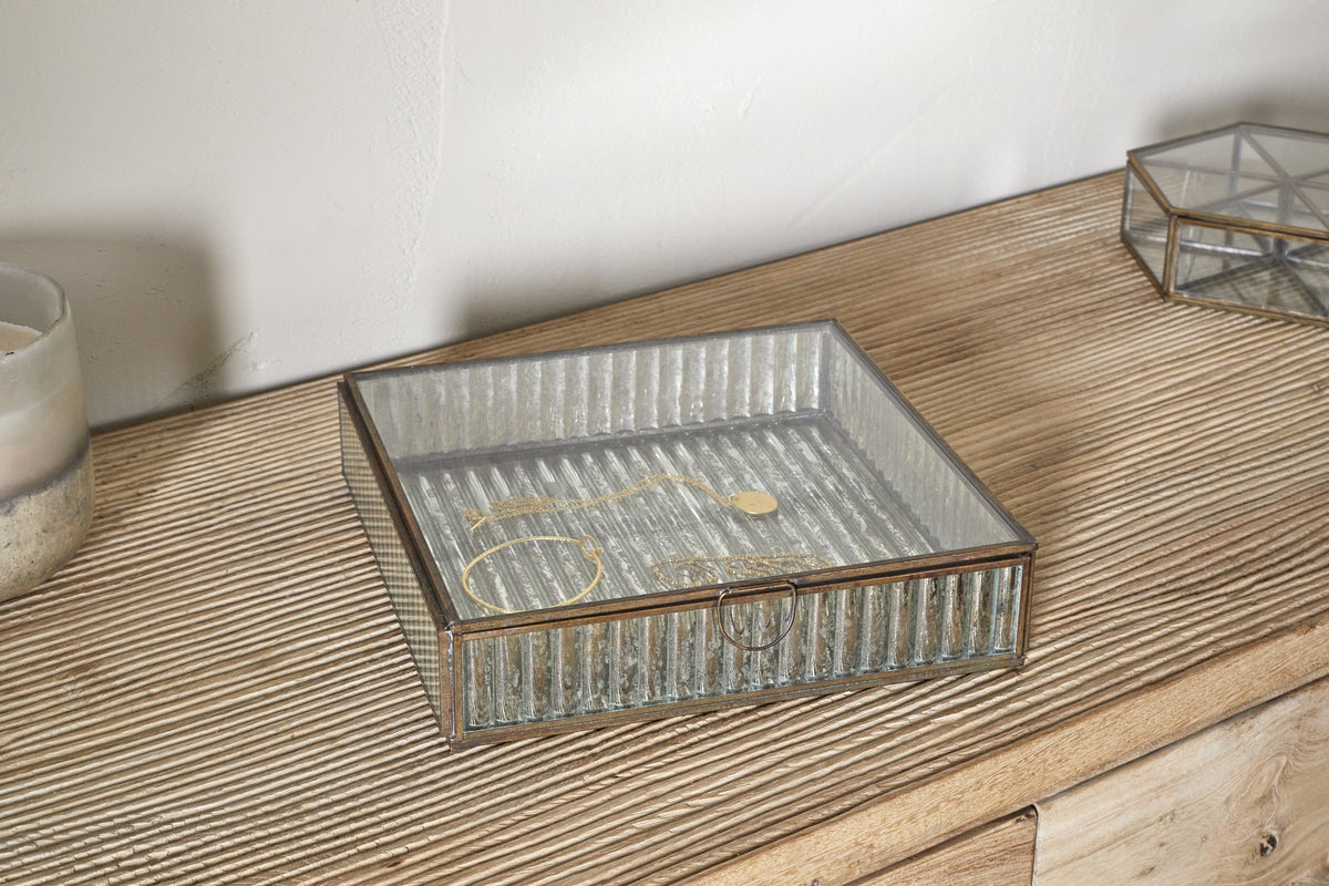 Malita Jewellery Box - Antique Brass