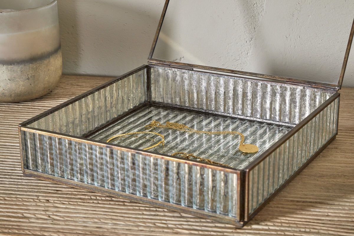 Malita Jewellery Box - Antique Brass