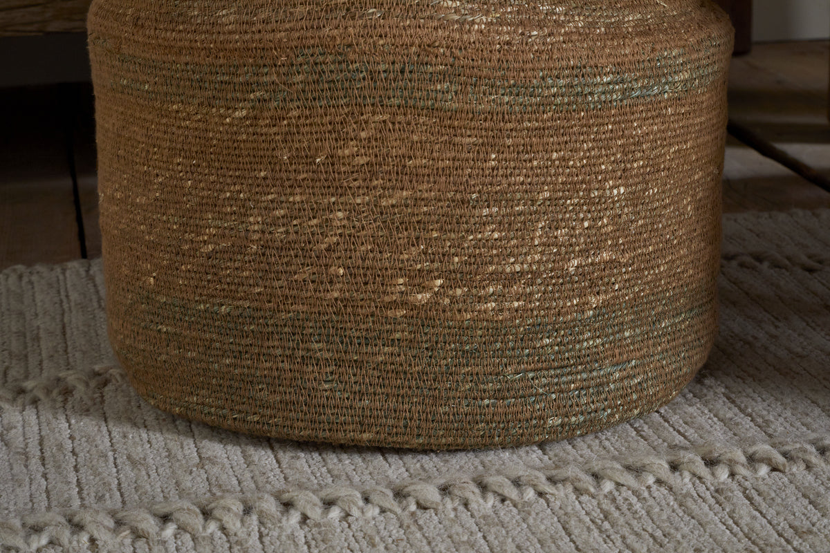 Rana Tall Basket - Natural & Moss