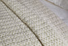 Peplu Cotton & Linen Screen Print Bed Quilt - Sage Green