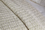 Peplu Cotton & Linen Screen Print Bed Quilt - Sage Green