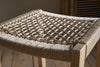 Aamani Mango Wood & Cord Counter Stool - Natural