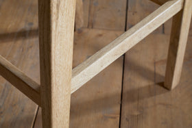 Aamani Mango Wood & Cord Counter Stool - Natural