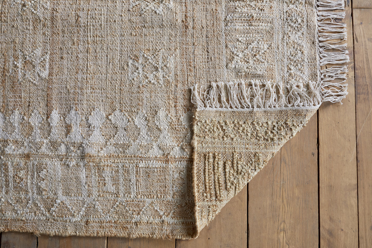 Aqil Jute & Cotton Rug - Natural