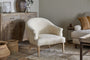 Aranya Cotton & Jute Occasional Chair - Natural