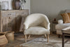 Aranya Cotton & Jute Occasional Chair - Natural