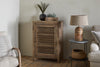 Ibo Reclaimed Wood Slatted Low Cabinet - Natural