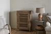 Ibo Reclaimed Wood Slatted Low Cabinet - Natural
