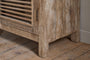 Ibo Reclaimed Wood Slatted Tall Cabinet  - Natural