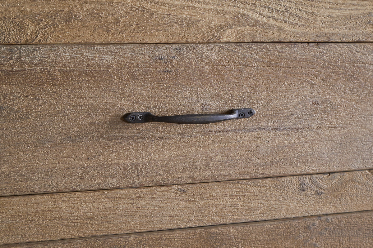 Iya Reclaimed Wood Tall Boy Chest of Drawers - Natural