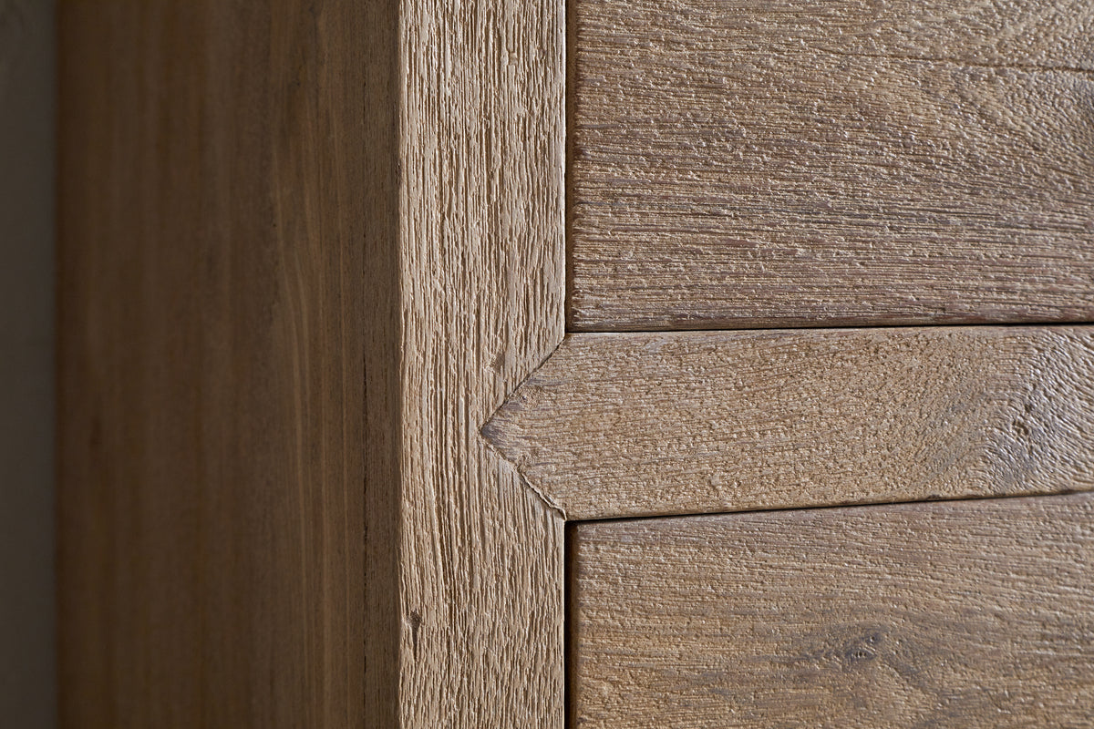 Iya Reclaimed Wood Tall Boy Chest of Drawers - Natural