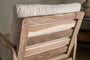Jaya Acacia Wood & Linen Occasional Chair - Natural