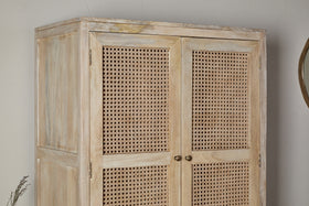 Kanz Mango Wood Wardobe - Natural