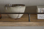 Meera Mango Wood & Iron Gallery Shelf - Natural