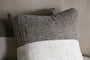 Munir Linen Cushion Cover - Charcoal
