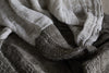 Munir Linen Throw - Charcoal