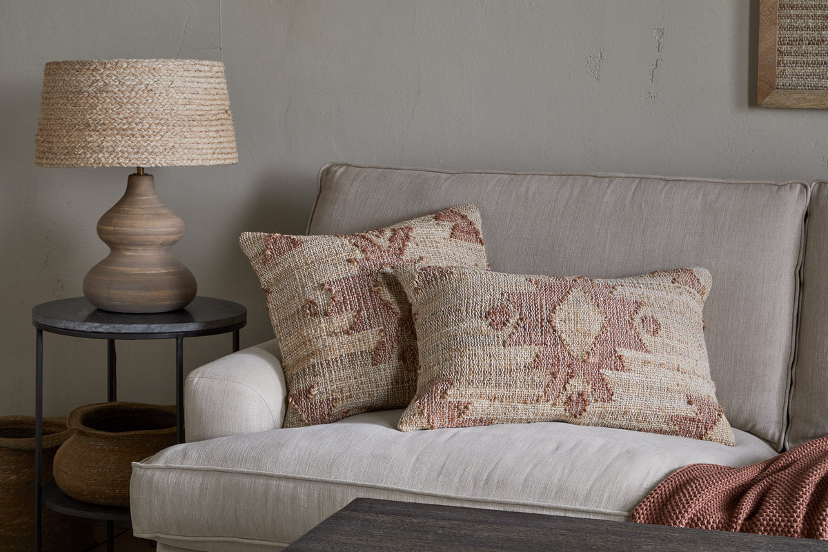Nila Gul Cushion Cover - Rust