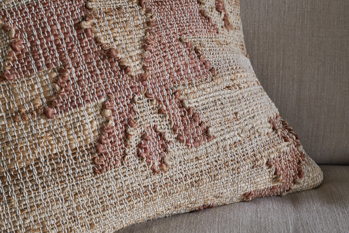 Nila Gul Cushion Cover - Rust