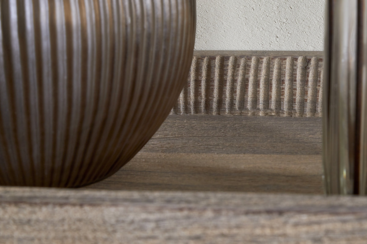 Nisha Reclaimed Wood & Iron Console Table - Natural