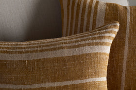 Eesha Jute Cushion Cover - Ochre
