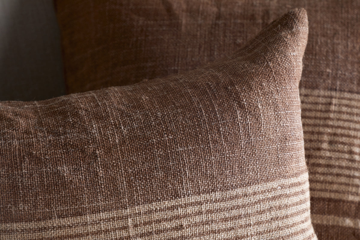 Eesha Jute Cushion Cover - Rust