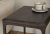 Sita Reclaimed Wood & Iron Side Table - Chocolate Brown