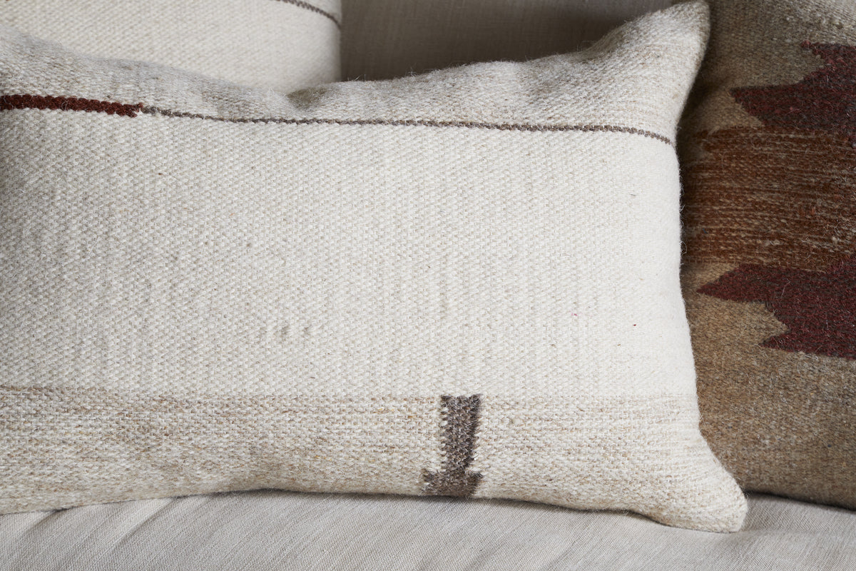 Tamil Wool Cushion Cover - Natural