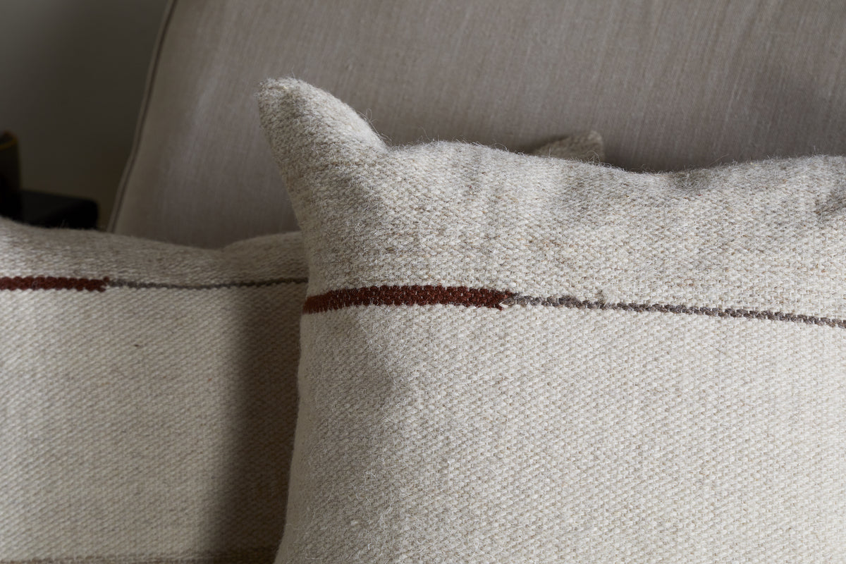 Tamil Wool Cushion Cover - Natural