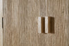 Vivan Grooved Wardrobe - Natural